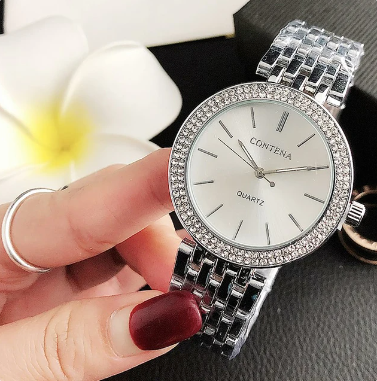Montre pour femmes style MK - argent